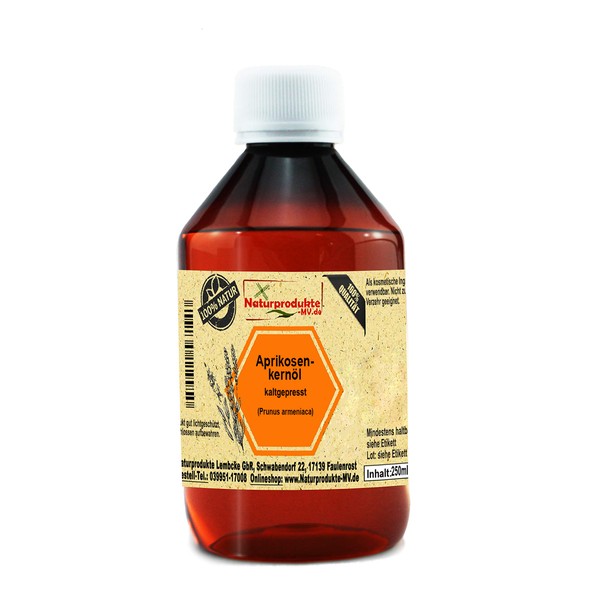 Apricot Kernel Oil Cold Pressed (250 ml) Apricot Kernel Oil