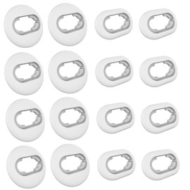 SNHTLS Silicone Replacement Ear Tips Earbuds Tips Compatible with Galaxy Buds Live Ear Tips Silicone Ear Tips Ear Cushion S/L [8 Pairs]