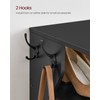 VASAGLE 7-Tier Vertical Shoe Rack, Narrow Shoe Storage Organizer with