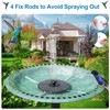 GAIZERL 3.5W Solar Fountain with 2000mAh Battery - Work On