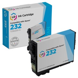 LD Products Remanufactured Ink Cartridge Compatible with 232 (Cyan, Single) Compatible Printers: Expression Home XP-4200 XP-4205 Workforce WF-2930 WF-2950 Printers