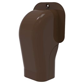 Wall Connector TM 100 EXC Brown for Air Conditioning Duct