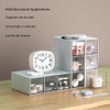 Kitchen Organiser with 3 Drawers, Storage Box for Tea Bags,