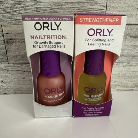 Orly Nail Treatment Nail Defense and Nailtrition 0.6oz - 2 Pcs Growth & Strength