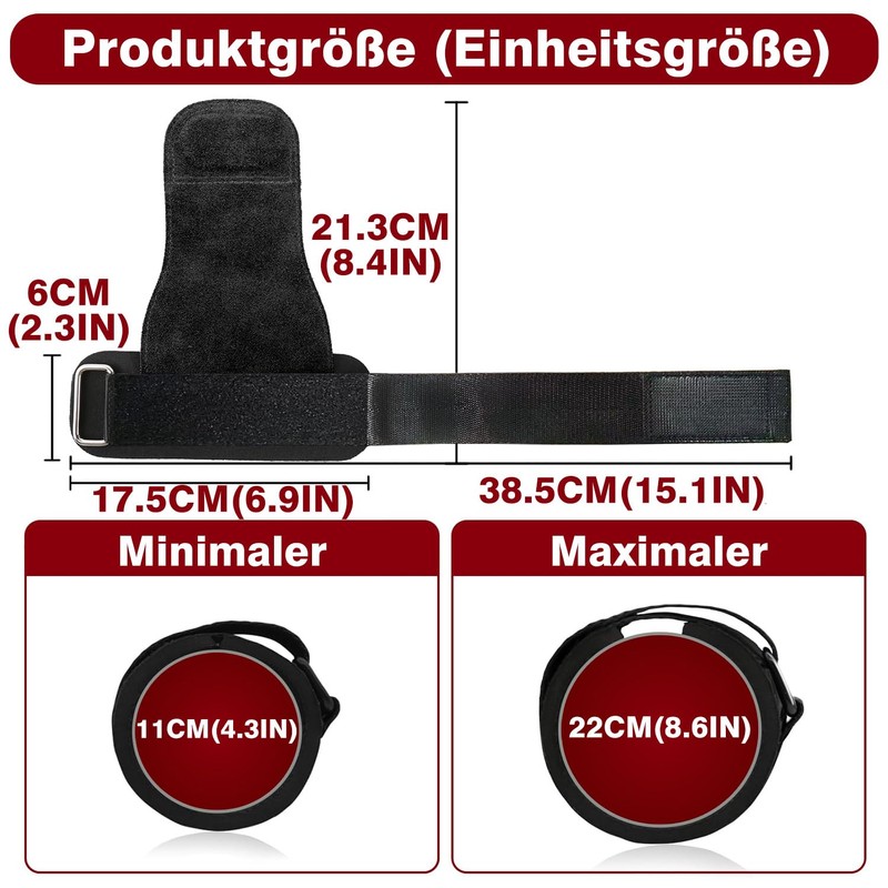 FumyFumy Lifting Straps Leather Lifting Straps Strength Training