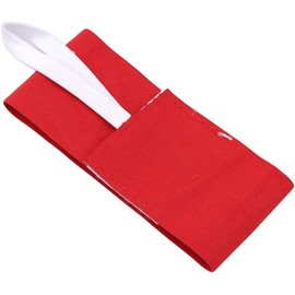 Red Football Soccer Match Elastic Paste Bracelet, Adjustable Player Sports Bands, Football Captain's Bracelets