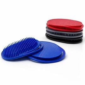 GENTS - Cepillos de pelo de palma – Peines de peinado portátiles coloridos para todo tipo de cabello, agarre ergonómico para un uso fácil, juego de 8 