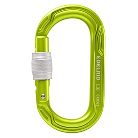 Edelrid ER85204 Climbing Climbing Carabiner Oval Power 2500 Screw II Oasis (B)