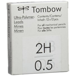 Tombow ex-05p-2h – 12 Tubes Box with 12 Leads, 0.5 mm