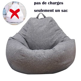 Ghopy Bean Bag for Adults and Kids, Giant Bean Bag without Fabric Filling, Living Room Bean Bag for Large Sofa, Recliner Large Chair for Indoor and Outdoor Use
