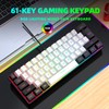 Snpurdiri Snpurdiri 60% Wired Gaming Keyboard, 61 Keys RGB Backlit