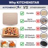 Pizza Stone for Oven and Grill 15x12 inch Square -