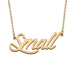 HUAN XUN BFF Friendship Jewelry Small Name Necklace for Her Birthday Gift Sister Gift