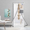 Magnetic Draft Stopper for Front Doors (120x210cm) - Windproof Vinyl for Cold Protection & Insulation 120x210cm