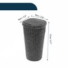 TUCKBOLD Auto Car Trash Can Durable Front Seats Trash Bin