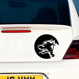 Black Wolf Decals – Waterproof Vinyl Sticker 2-Pack for Car Windows, Bumpers, Laptops, and Animal Lovers#B072