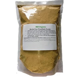BSD Organics Jabón Facial Y Exfoliante De Baño A Base De Hierbas Naturales En Polvo/Cara &Bano (100 Gramos / 3,5 Onzas)