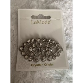 Bliss New LaMode crystal Hearts rhinestone 2 3/4 Inch Slide buckle