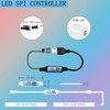 LOAMLIN WS2812B WS2811 LED Strip Controller SP621E, Music Bluetooth iOS/Android