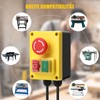 220 V Single-Phase On/Off Switch, briidea Safety Switch with Large