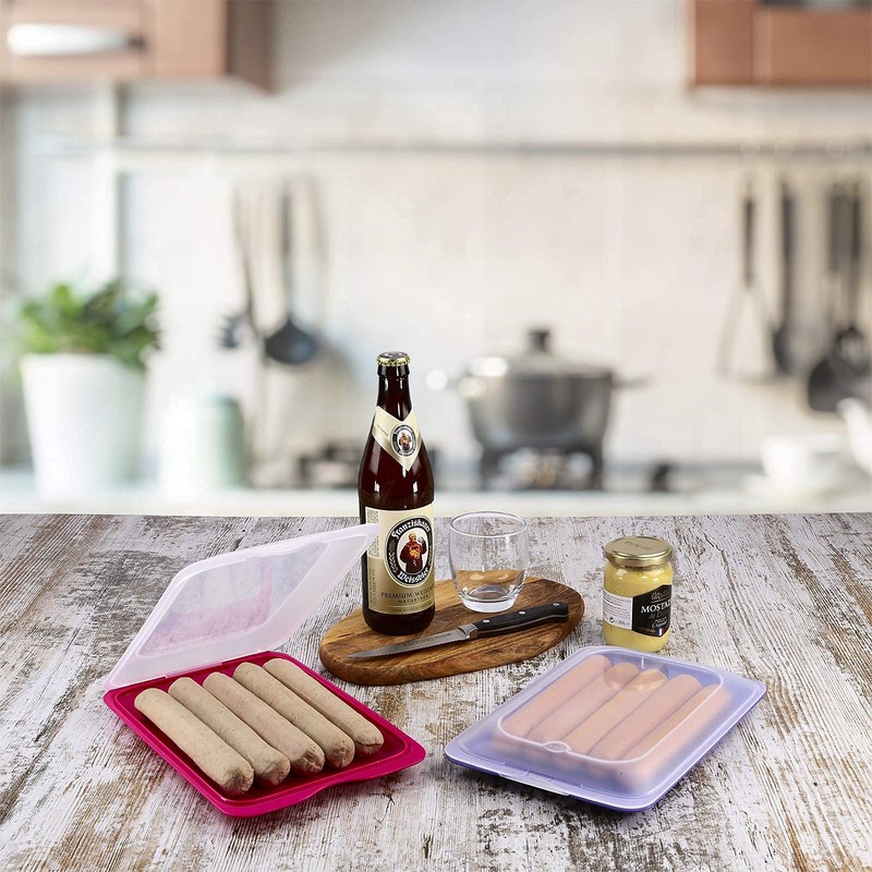 K&G High-Quality Set of 4 Stackable Storage Boxes for Sliced