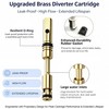 1225 Single Shower Handle Faucet Replacement Cartridge, Brass Stem compatiple