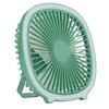 Desktop Fan Power Adjustable Low Noise Rechargeable Mini Portable Vertical