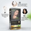Shampoo Tinte Cubre Canas Negro Herbishh 500ml