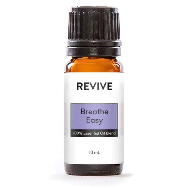 Breathe Easy Essential Oil Blend by Revive Essential Oils - 100% Pure Therapeutic Grade, for Diffuser, Humidifier, Massage, Aromatherapy, Skin & Hair Care