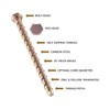 8 Pack, M10 x 150 Masonry Concrete Anchor Bolt Screw
