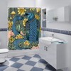 RyounoArt Snake Shower Curtain Snake and Eagle Cactus Bath Curtain