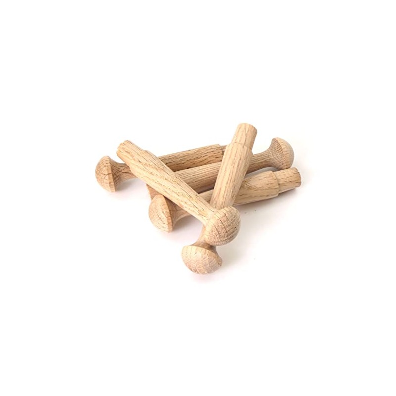 Oakcrafts - Oak Shaker Peg 3.5" (Pack of 5)