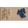 Kit 20 Pezzi Bottoni Fissaggio Targa Portatarga in Plastica per