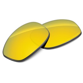 Tintart Performance Replacement Lenses Compatible with Oakley Fives 2.0 Polarized Etched-Golden Yellow