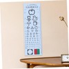 Zerodeko 1 Set Eye Exam Chart Vision Screener Equipment for