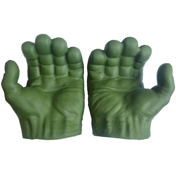 Rvtkak Hulk Hands PVC the Hulk Cosplay Gloves Smash Gloves Children Halloween Christmas Kids Costume Toys for Kids 3-4
