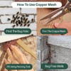 UrbanNest Copper Mesh Rodent Control Kit, 5 Inch X 35ft