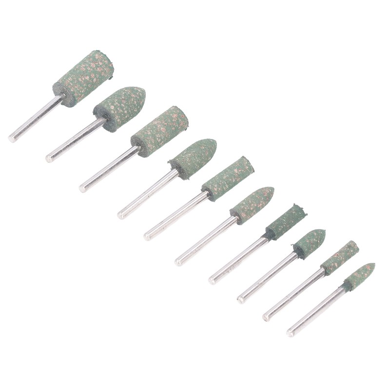 100Pcs Rubber Grinding Head Polishing Bit Various Sizes Accessory Set