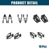 A ABSOPRO Pack of 10 Car Interior Trim Clips Suitable