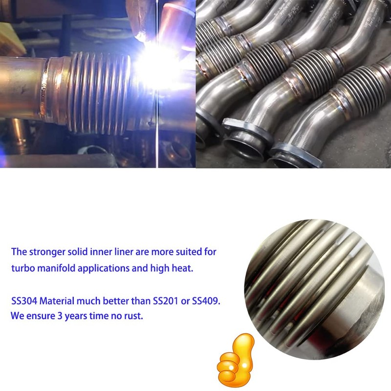 2'' Car Exhaust Flex Bellow Accessories 2In Racing Performance Parts