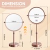 Nicesail Table Mirror 1X 10X Magnifying Mirror Double Sided, Makeup
