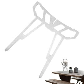 Stove Stand,Foldable Portable Campfire Pit Base - Foldable Detachable Cooking Tools Multifunction Grill Accessories for Hiking Road Trips Travel