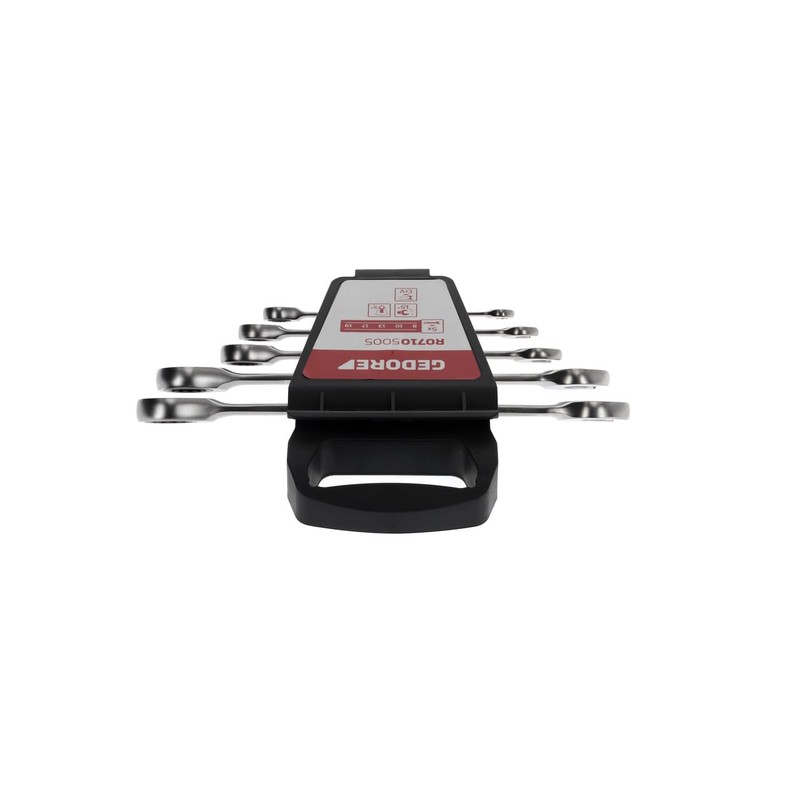 Gedore R07105005 Ring Ratchet Wrench set metric 5-piece