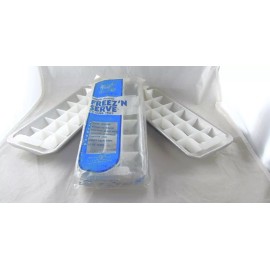 Arbor Lot of 3 Vintage Magic Touch Freeze N Serve Ice Cube Tray FREE USA SHIPPING