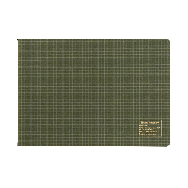 kleid 8915-02 Notebook, 0.08 inch (2 mm) Grid Notebook, A5W,