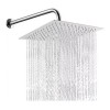 Sanplom 5 Pzs Regadera Cuadrada Acero Inox 8 + Tubo
