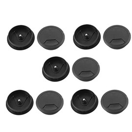Beavorty Desk Grommet 10pcs Cable Hole Cover Desk Cable Management Tray 50mm Diameter Tube Cover