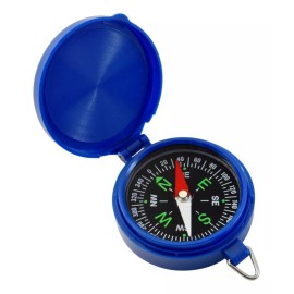 Wallis Brújula Escolar C270203 de PVC Azul con cordón para colgar Wallis