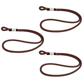 AOLEBA 8MM (5/16") Prusik Loop, Pre-Sewn Prusik Cord, Safety Sewn Prusik Rope for Climbing Arborist Rescue, Outdoor Climbing Aider Prusik Loops 15 Inches