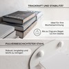MILUKA Invisible Bookcase Wall | Set of 3 Wall Shelves